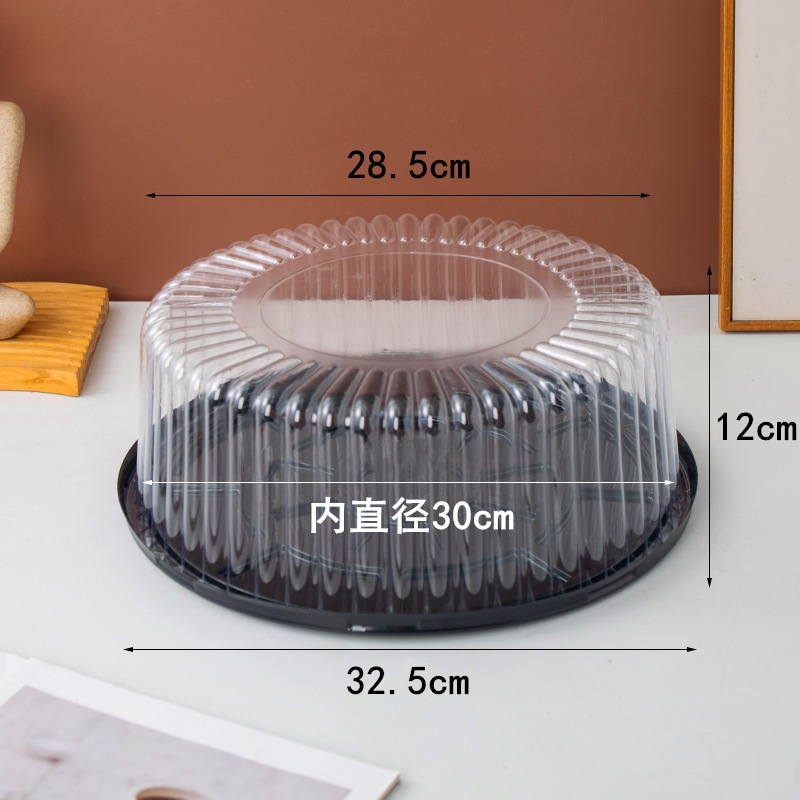 3/4 / 4 / 6 / 8 / 9 / 10 / 11 / 12 / 14 pulgadas caja de pastel caja de embalaje de pastel transparente caja de embalaje de mousse