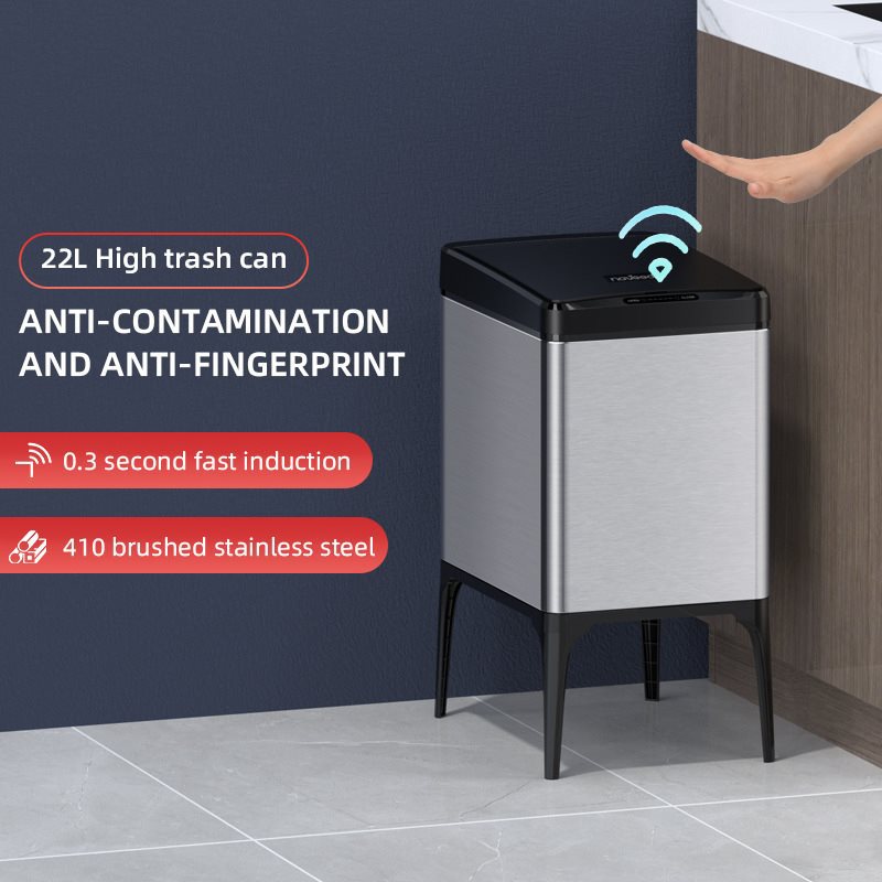 Smart induction capacious garbage can