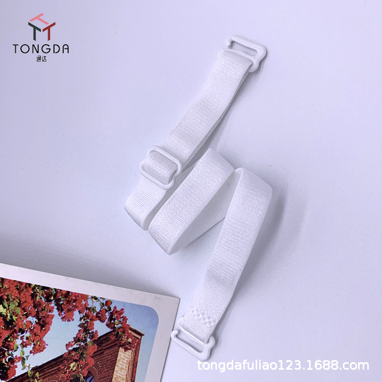 供应成品内衣肩带 1.0cm优质尼龙锦纶高弹调节文胸肩带 厂家批发