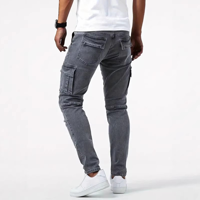 Men's Skinny Jeans Versatile New Style With Side Pockets In Stock_voghion.com