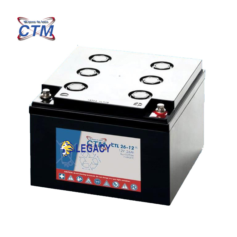 CTM蓄电池 CTL26-12 12V26AH 康复 光伏应用 计算机系统 UPS电池