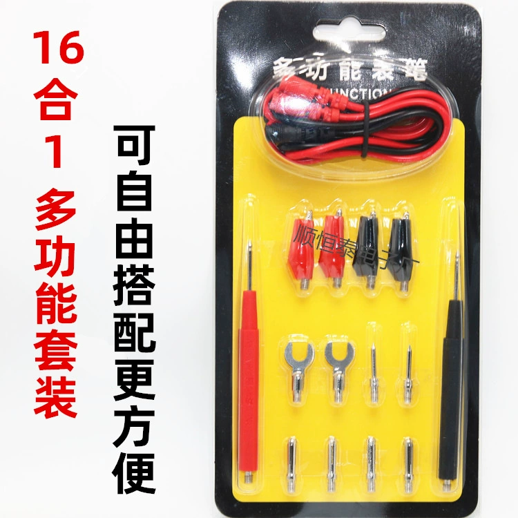 Многофункциональный комбинированный Тестовый Кабель 16-в-1 Банановый штекер Универсальный измеритель тестовая линия мультиметр зонд