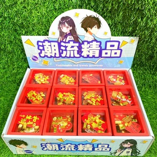 Alloy Ingot Abacus Ruyi Gold Brick Crown Fortune Simulation Ornament Miniature Model Shooting Scene Accessory Model