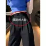 双扣大码新款显瘦西装裤