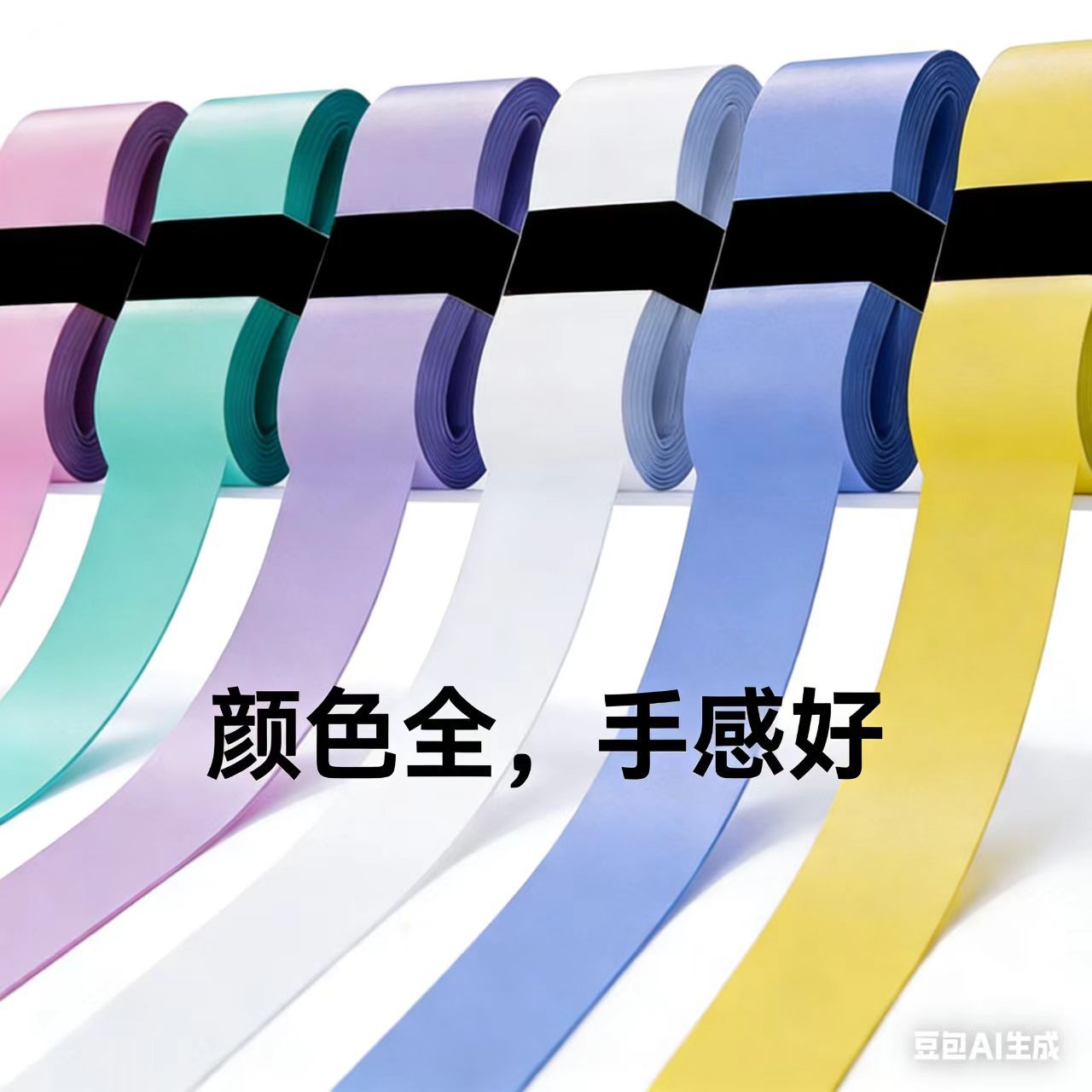 羽毛球拍手胶平面手胶吸汗粘手防滑鱼竿网球拍自行车专业级缠把带产品实拍图
