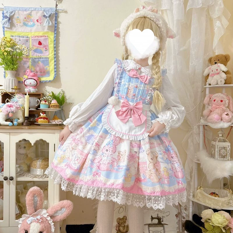 Милый дизайн slip-д dress, стиль лолита, (Физика), Lolita Jsk