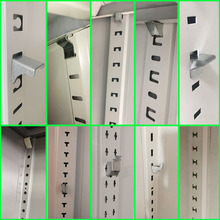 铁皮文件柜 配件卡扣加厚隔板扣更衣柜卡子加长层板托支架 小配件