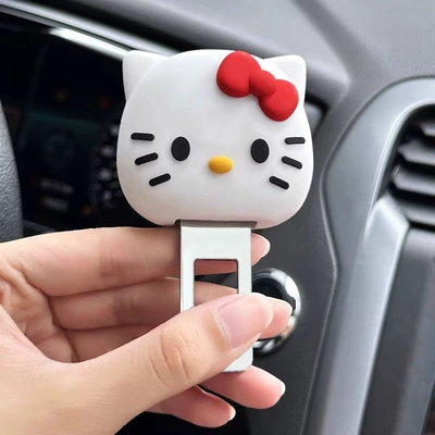 Car Safety Belt Buckle Other Automotive Interior Supplies - high-quality-silicone-zinc-alloy-model-kt-cat