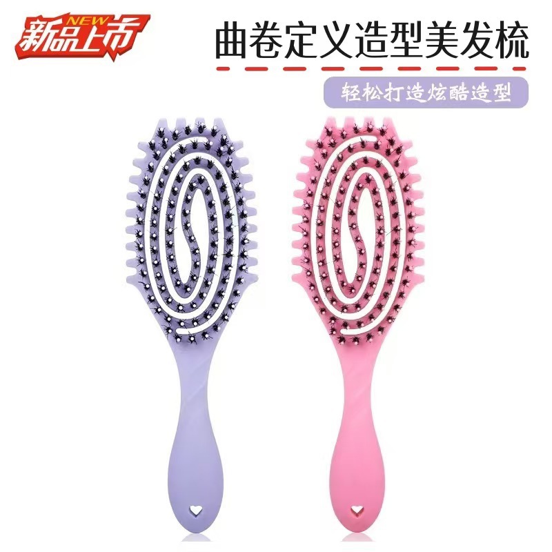 Pein de modelado transfronterizo Pein de ondas grandes rizos Pein de cabello hueco pein de rotación Pein de peluquería Pein de masaje multifuncional