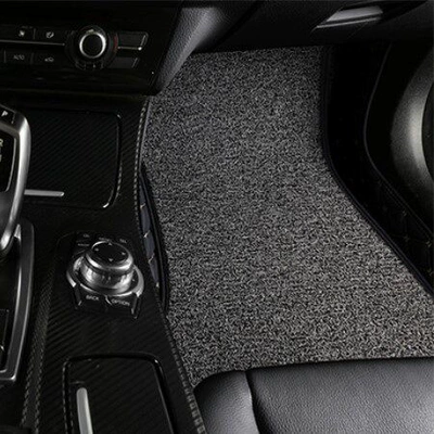 X4, X5, X2 cars – Ayaqaltılar (Kovriklər) - passenger-side-double-layer-black-with-gold-thread-gray-silk-loop