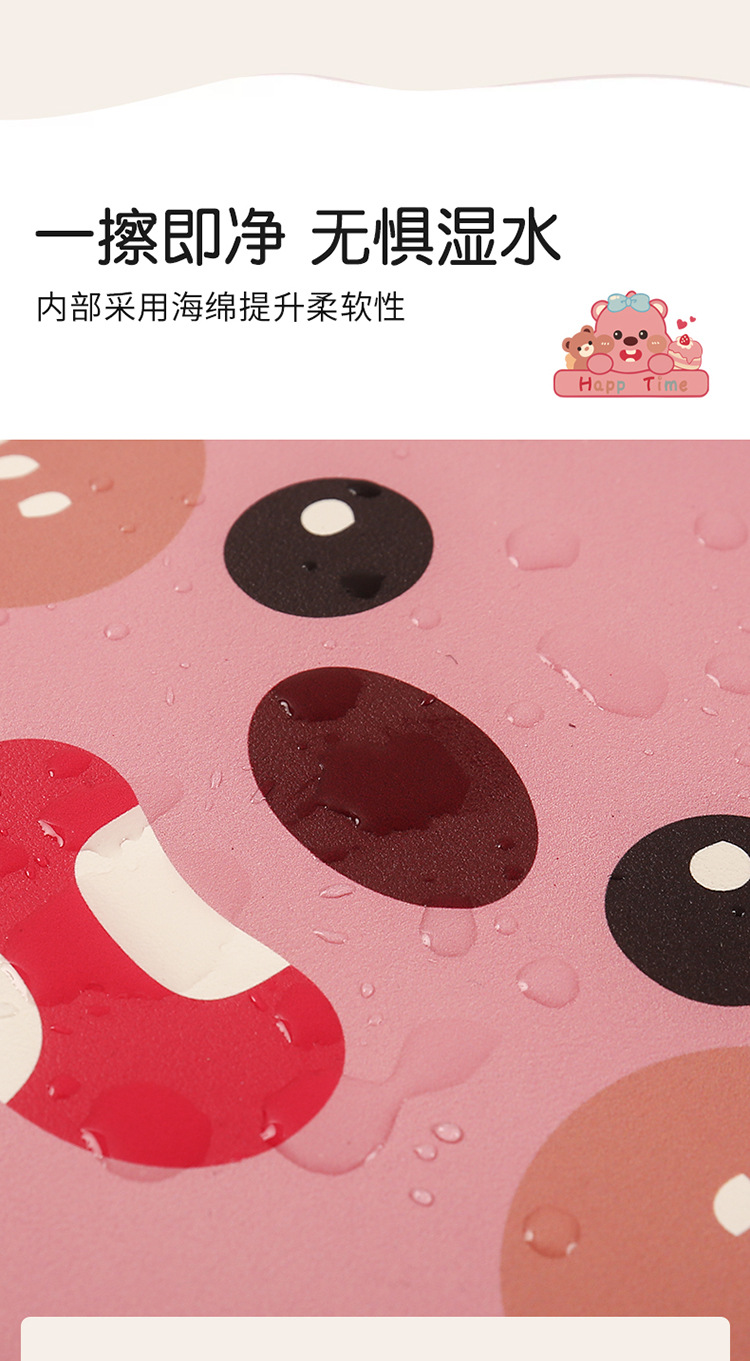 Short Cartoon Printed Anti-Kick Pad Cartoon Car Seat Back Anti-Kick Pad Car Seat Back Anti-Fouling and Anti-Dirty Pad