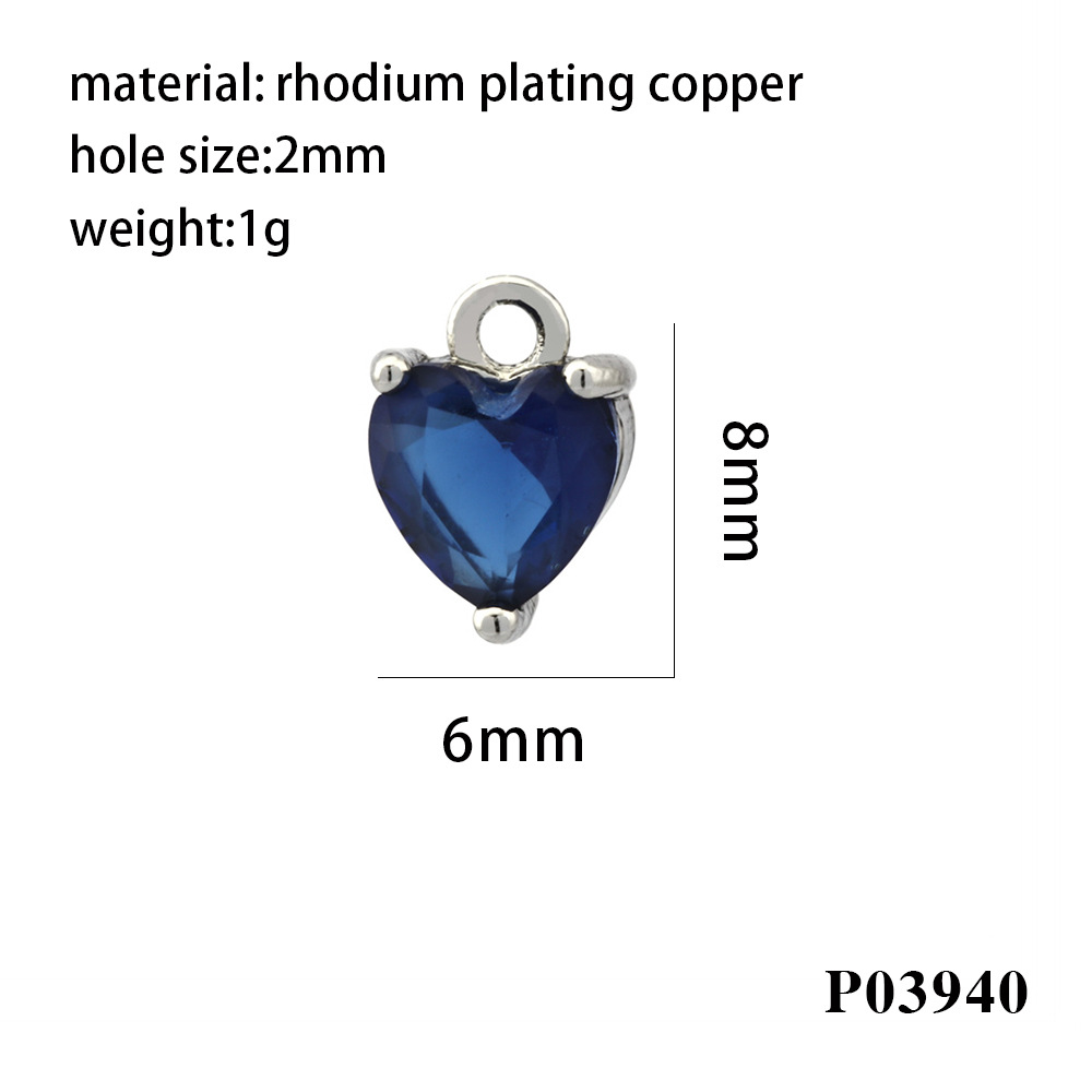 2g Weight Pendant Jewelry Making Type 18K Gold Plated Plating Material DIY Jewelry Accessories Classification 1 Piece Quantity Copper Material Heart Shape Pattern All Seasons Season Simple Style Style 1 Piece Copper 18K Gold Plated Heart Shape Pendant 19