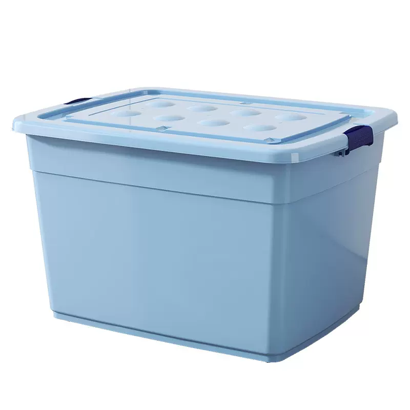 大容量加厚收纳箱家用塑料整理盒子衣服玩具储物筐搬家超大周转箱