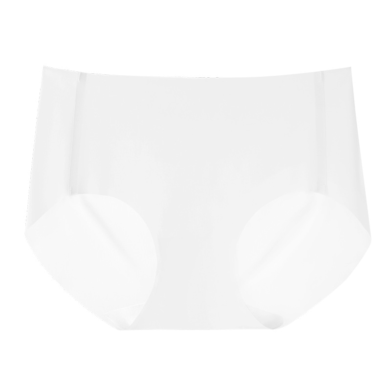 Estilo delgado de verano, sin costuras, antienrollables, sensación de frescor, seda de morera antibacteriana de grado 7A, cuidado, entrepierna inferior, ropa interior de yoga de fitness para mujer