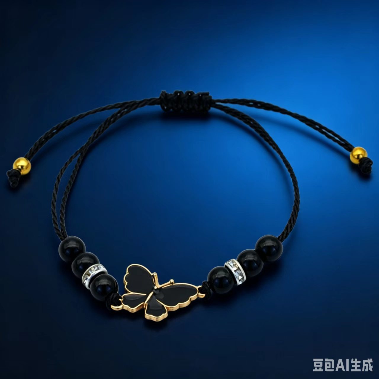Pulsera Tejida de Mariposa en Aleación de Zinc para Parejas image 13