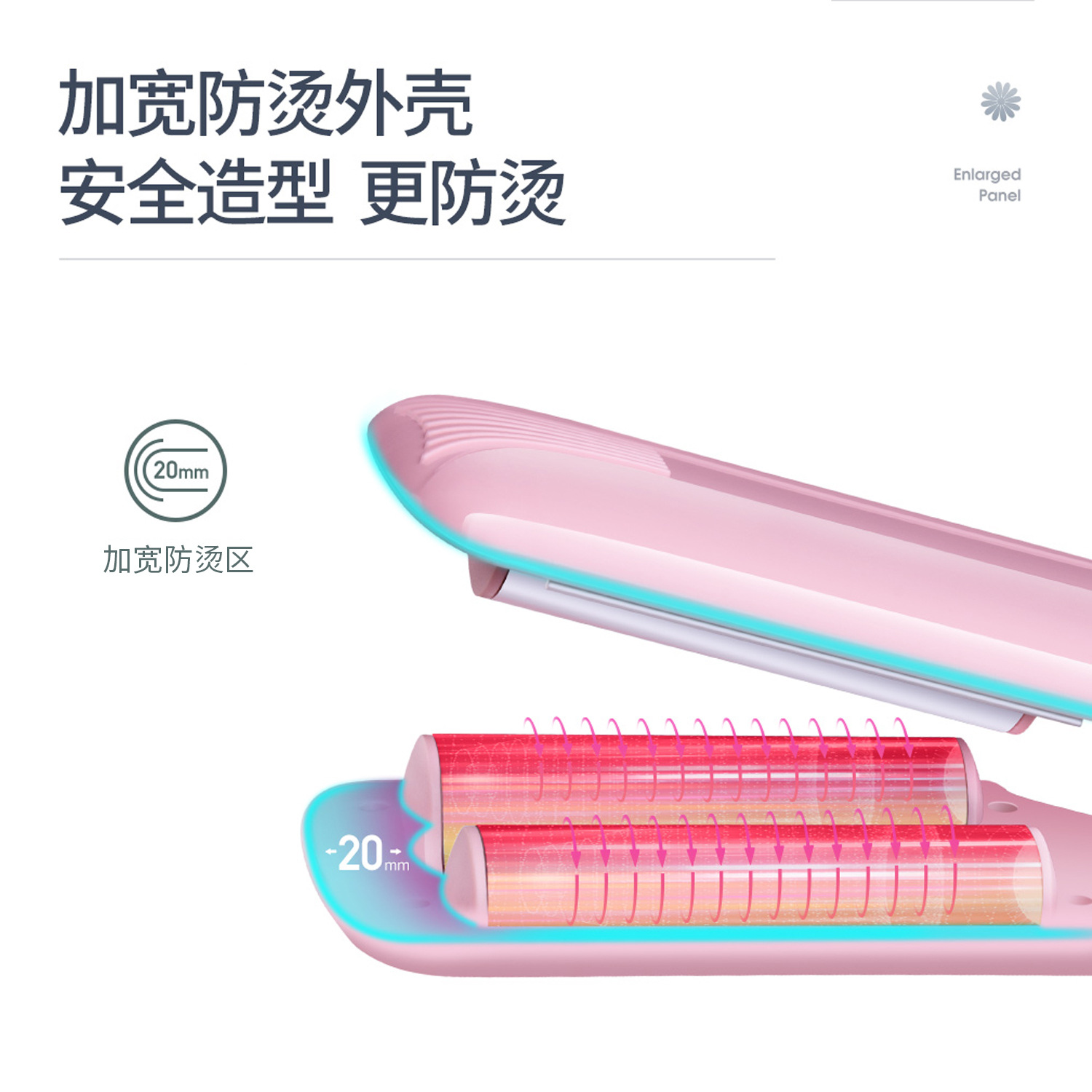 跨境货源永东W337D蛋蛋卷水波纹卷发棒卷发器厂家专供规格齐全