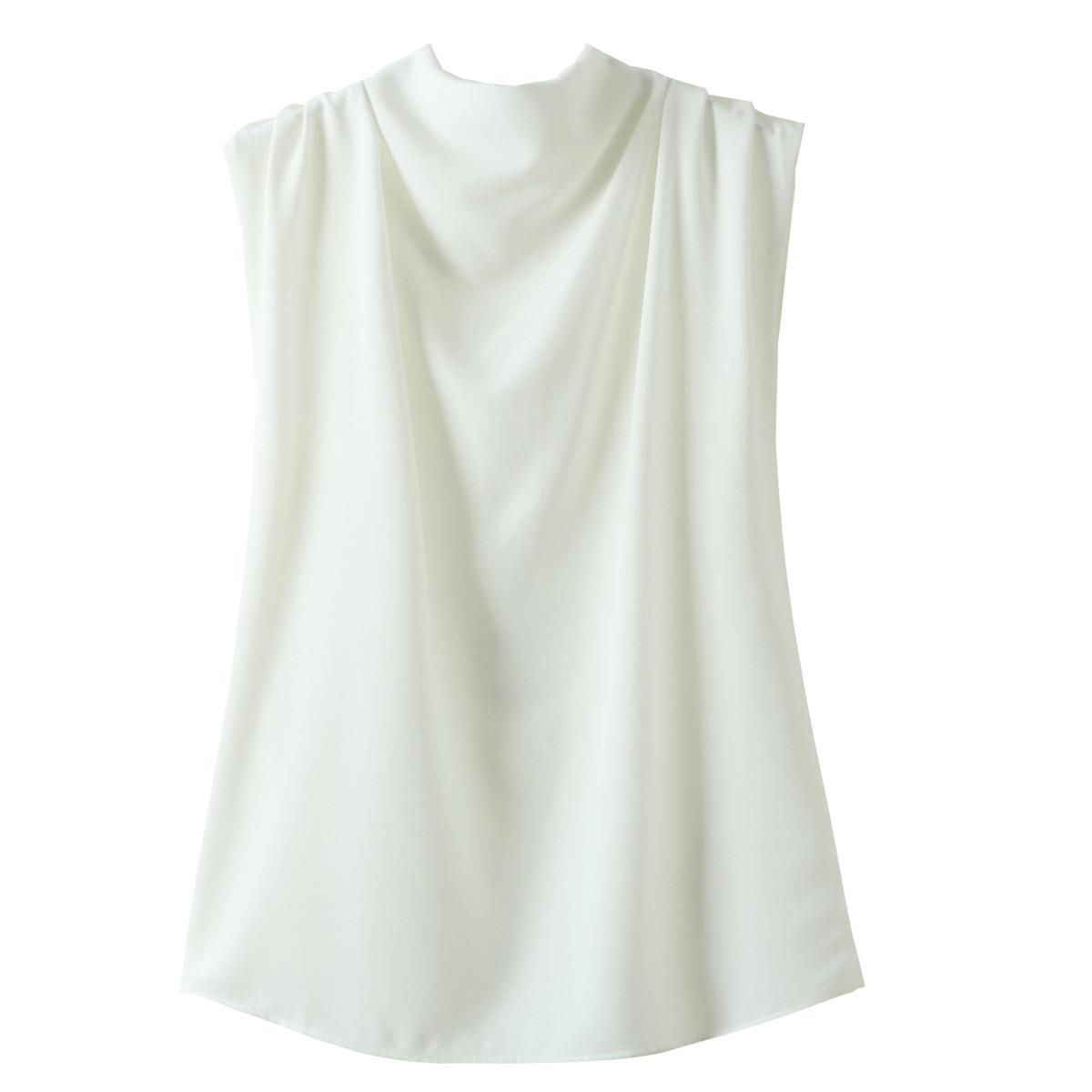 Sleeveless High Neck Shirt 9