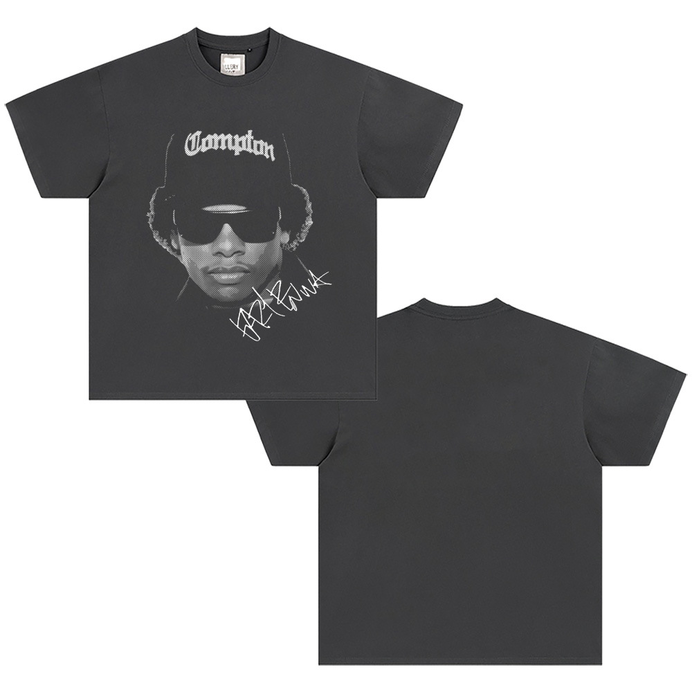 West Coast Rap N.W.A. Digital Direct Jet Washing Made Old American Retro Little Neck Camiseta image 22