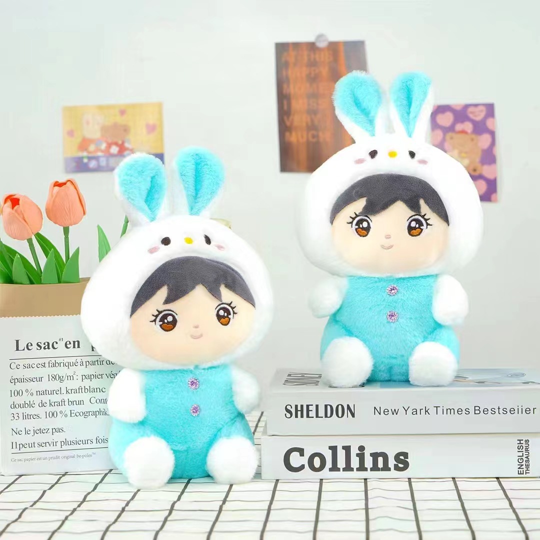 Convertido en una muñeca de conejo