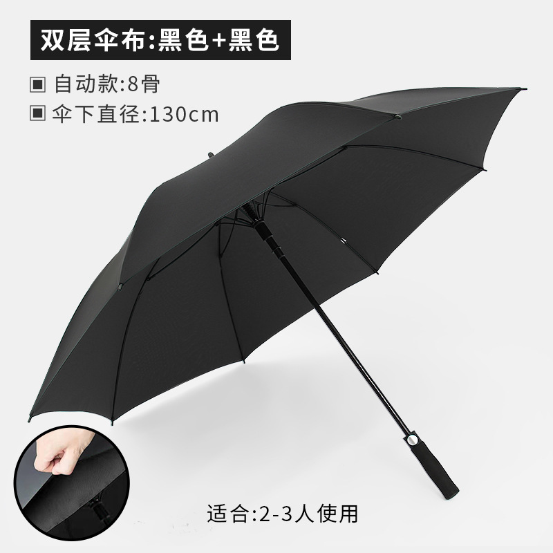 ゴルフ傘 長柄 大型 厚手傘 カスタム印刷 広告傘 メンズ 特大 直傘 耐風雨
