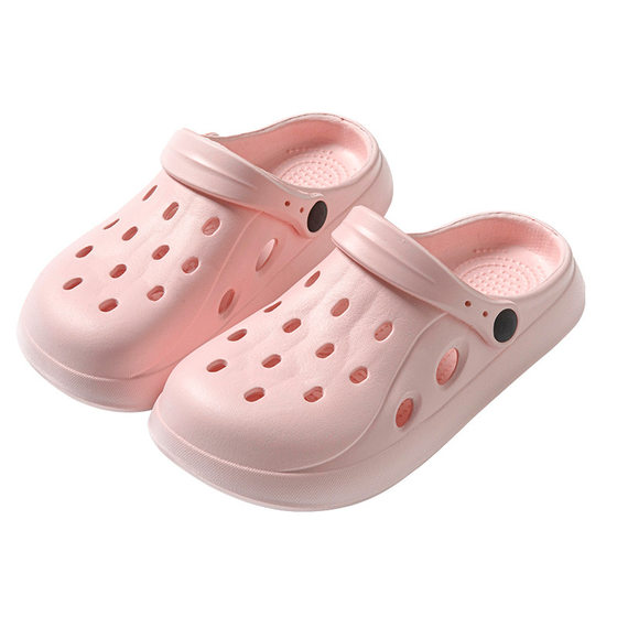 Hole Shoes Garden Shoes Men's Summer Outwear Half-covered Slippers Women's Thick-soled Sandals and Slippers Couple's Non-slip Beach Shoes
