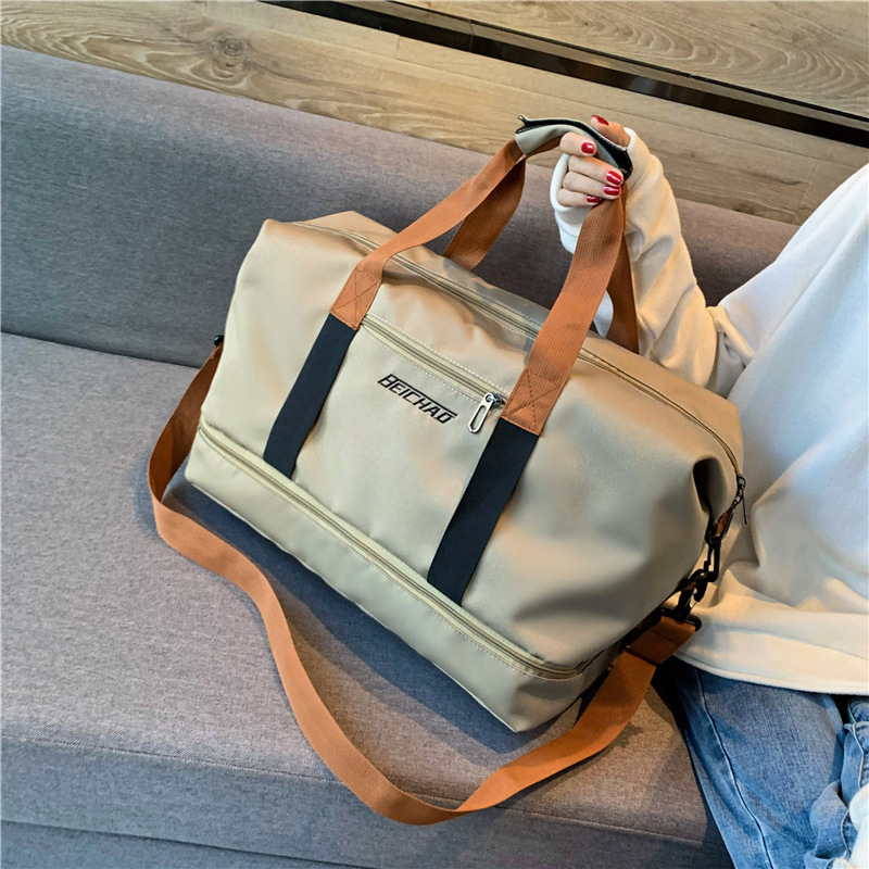 旅行バッグの乾湿分離フィットネスバッグの短距離スポーツハンドバッグの搭乗バッグの屋外荷物収納袋の卸売り|undefined