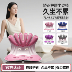 人体工学护腰坐垫坐姿矫正椅子垫办公室腰靠背靠座椅久坐腰垫神器