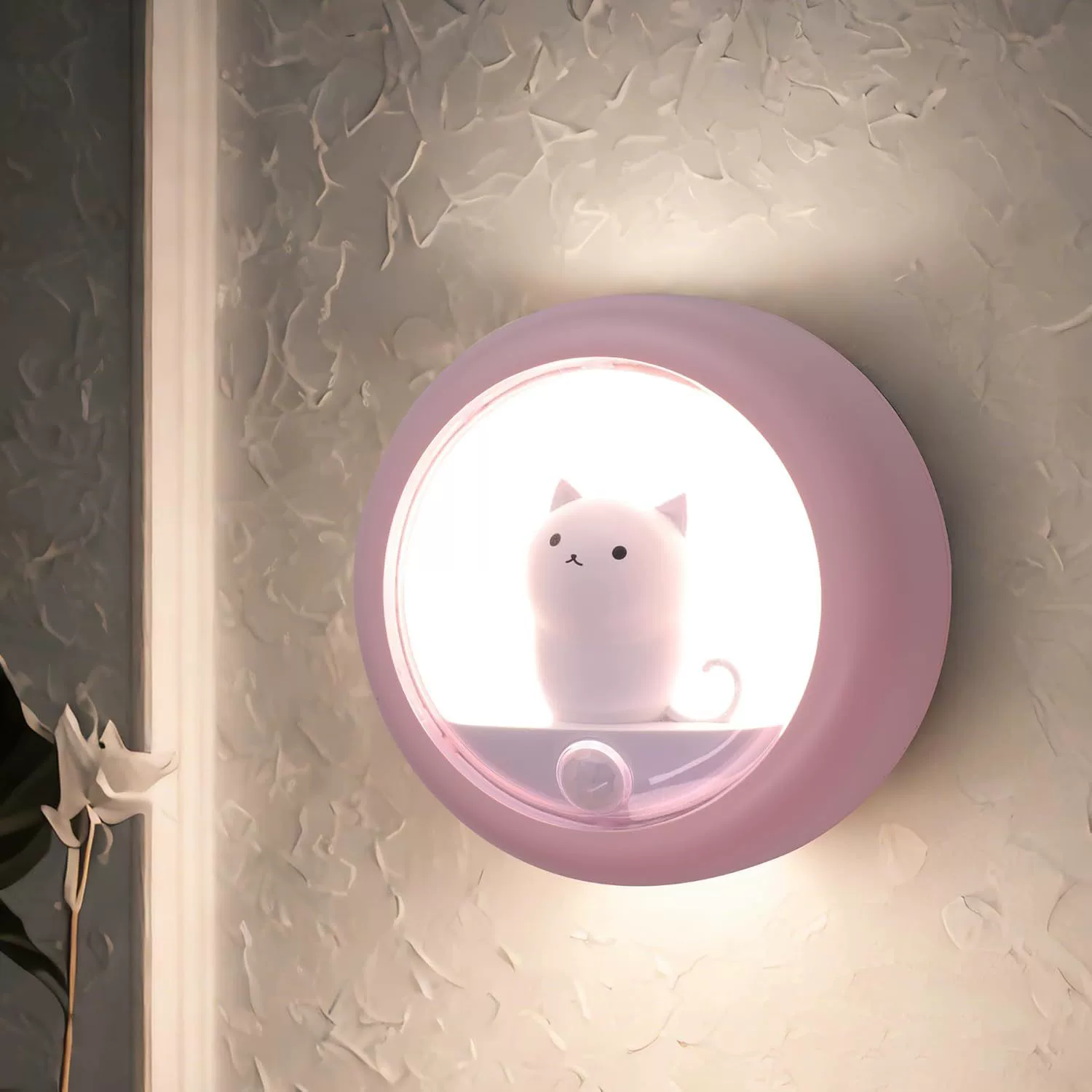 (Cross-border trading), magnetic sensor, LED adjustable night light, handheld sconce, cat