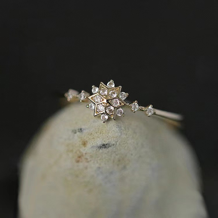 925 Sterling Silver Material 925 Sterling Silver Star Rings 925 Sterling Silver Rings