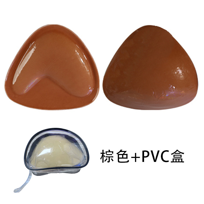 厚めタイプの大きな三角形胸パッド 女性用 小胸用 プッシュアップ胸パッド 下着 水着 ヨガ ビキニ用胸パッド|undefined