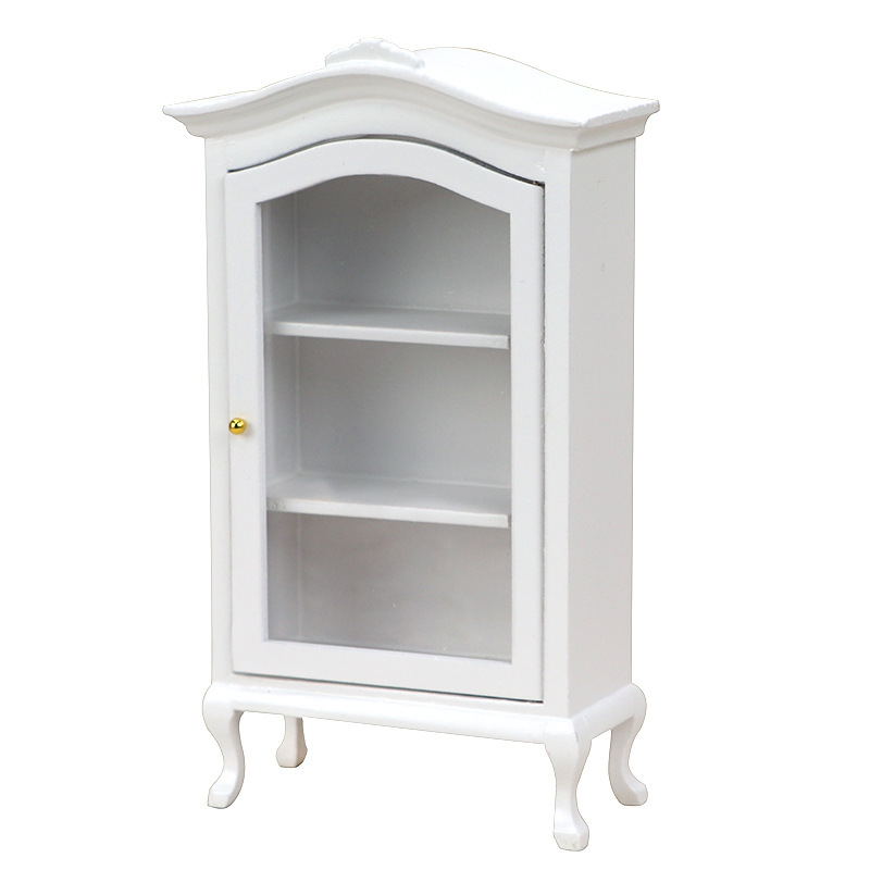 Diy人形屋模型1:12ミニチュア収納棚ミニ家具戸棚模擬家具展示棚工芸品|undefined