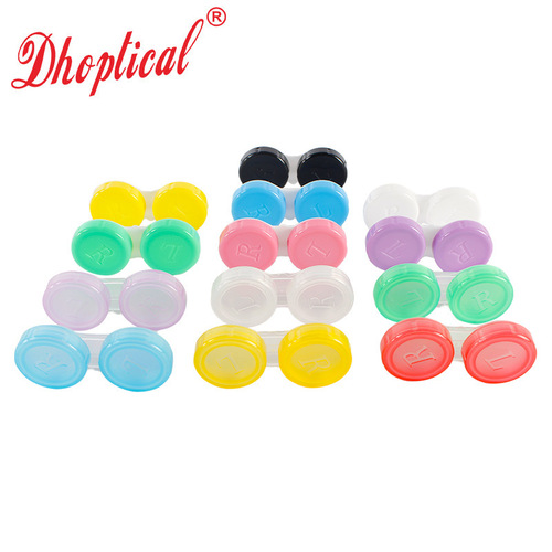 Influencer Invisible Lenses Double Box Multi-color Candy Companion Box Eyewear Storage and Cross-border 