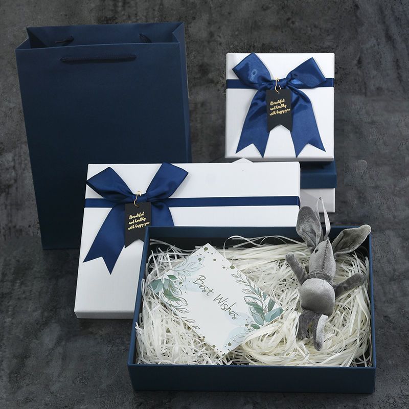 礼品盒ins高档衣服相册包装盒长方形大号生日礼物盒空盒子七夕节