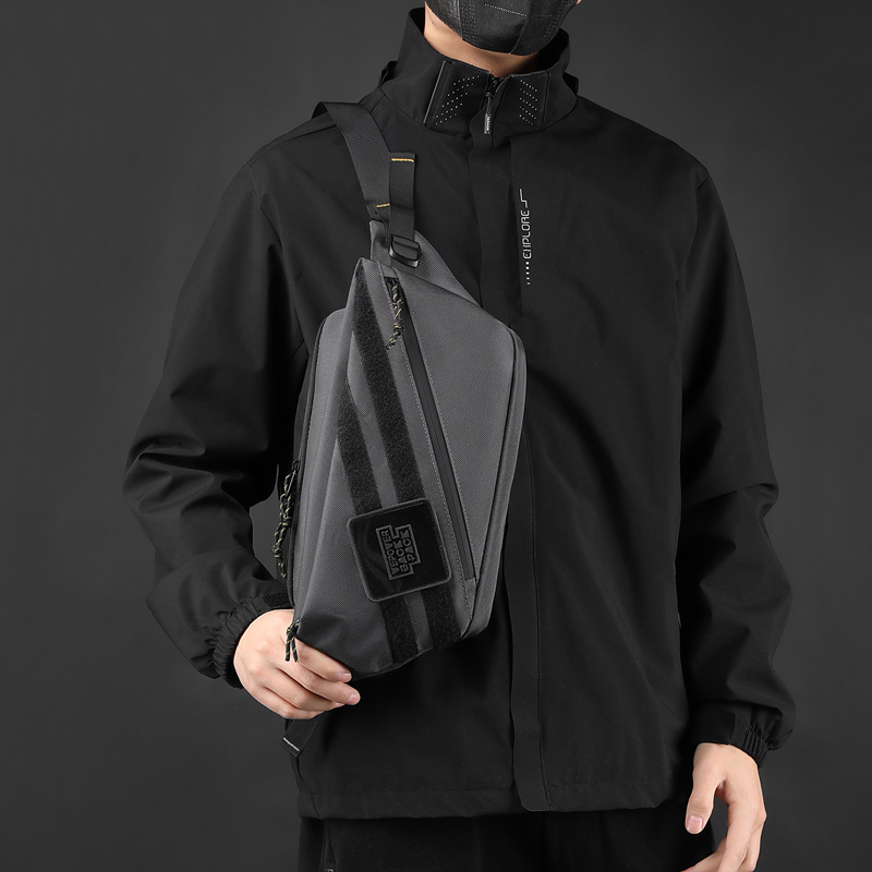 Wepower nuevos hombres de pecho bolsa de mensajero de moda al aire libre deportes cintura bolsa casual bolsa de hombro de gran capacidad