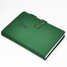 A5简约绿色PU记事本定制软面手账本套装LOGO定制北欧麋鹿笔记本定
