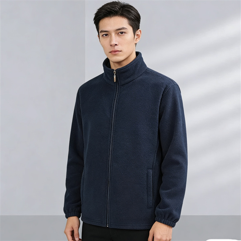 Spring and Autumn Outdoor Fleece Jacket for Men and Women, Thickened Cardigan, Softshell Inner Layer, Warm Double-Sided Fleece