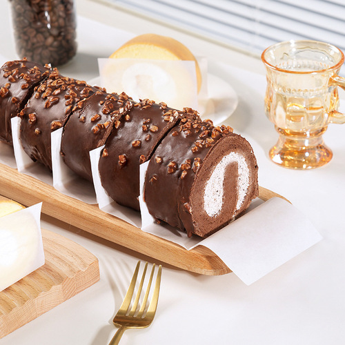 Cake roll separator paper Swiss roll oil-proof and grease-proof finger paper baking square cake roll special edge packaging tray