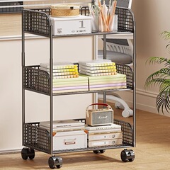 移動可能な物置棚の階層整理棚の事務机の辺の多層の車輪付きロッカーの着地する大容量のファイル棚