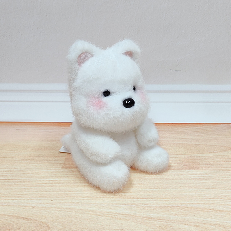 Descomprima la bolsa de frijoles del tesoro en la palma de la mano, muñeca pequeña, mesa con panda, peluche, muñeca de mapache suave, juguete para niños