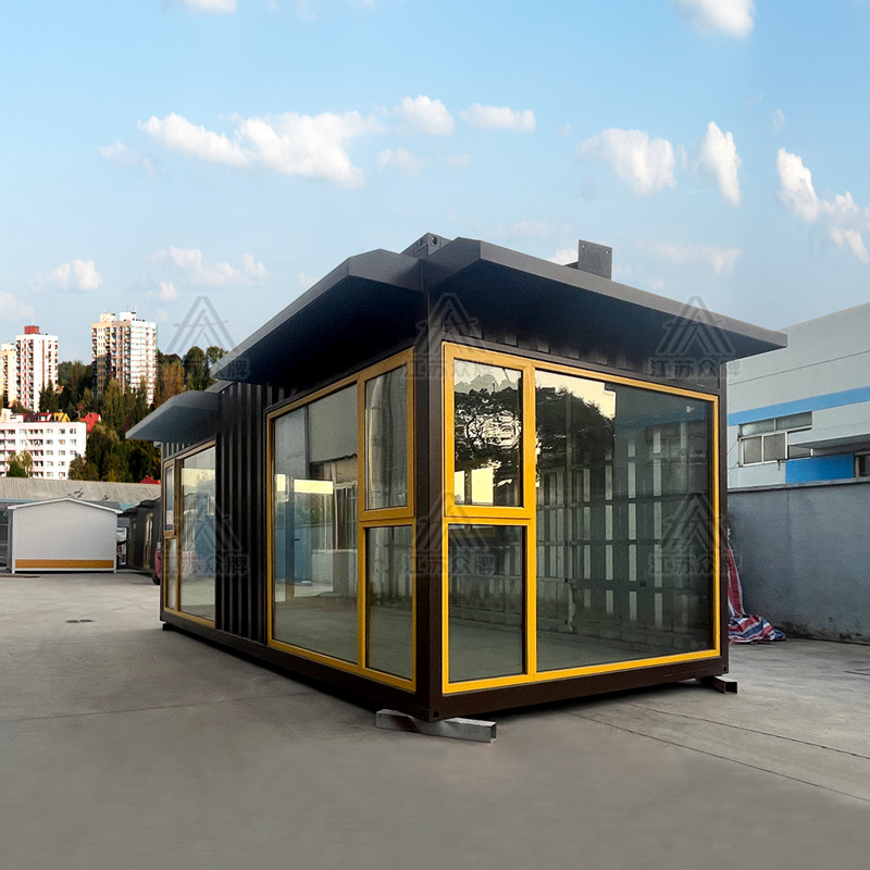 Contenedor casa móvil proyecto residencial oficina sitio de construcción simple sala de juntas móvil temporal casa de huéspedes al aire libre