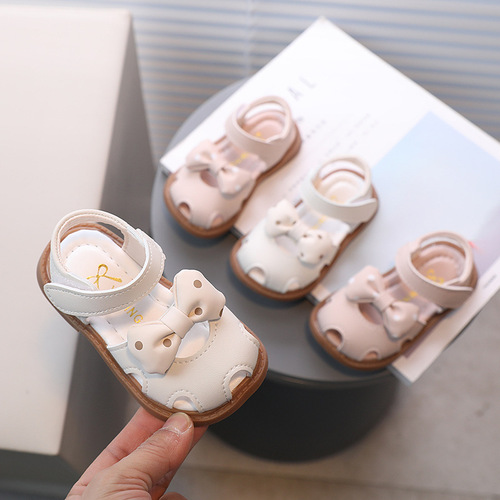 Girls sandals, baby girls' shoes, summer soft-soled non-slip children's princess shoes, toddler shoes, girls' shoes 1-3 years old