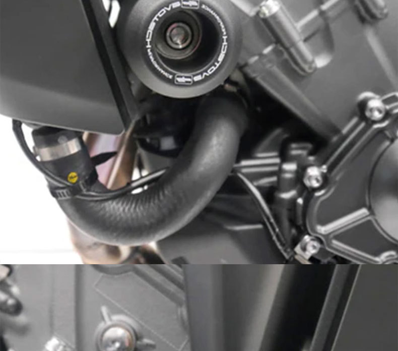 Suitable for Yamaha Mt09 Xsr900 Tracer9 Modified Body Protection Anti-Fall Bar Ep Style Anti-Fall Rubber Ball