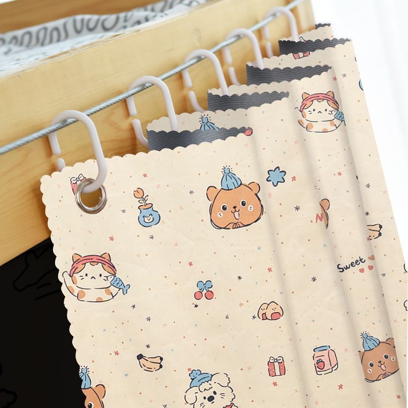 dormitorio de estudiantes universitarios cortina de cama de dormitorio cortina de cama de sombra cortina de cama de cama cortina de tela cortina física cortina divisoria