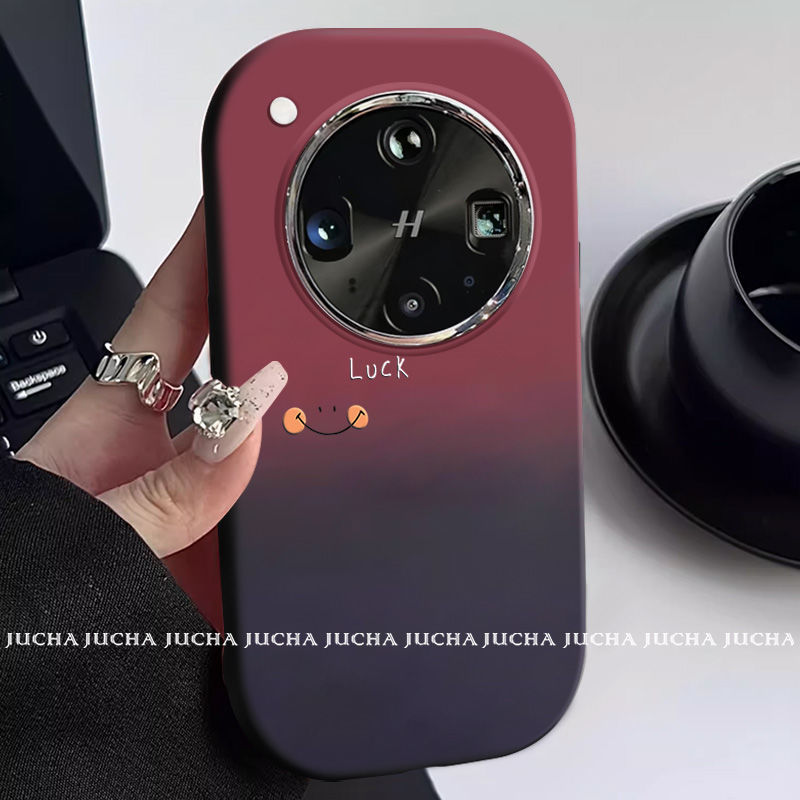适用oppofindx8s手机壳新款潮OPPOfindx8ultra高颜值幸运简约笑脸|undefined