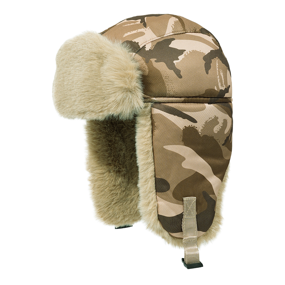 Esquí al aire libre en invierno grueso sombrero de protección de oídos de vuelo caliente sombrero de bisel grande a prueba de frío para hombres y mujeres sombrero camuflaje a prueba de viento trueno