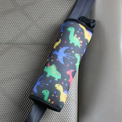 Car Portable Anti-Stranglehold Seat – Other Automotive Safety Supplies - one-size-fits-all-dinosaur-black-headrest
