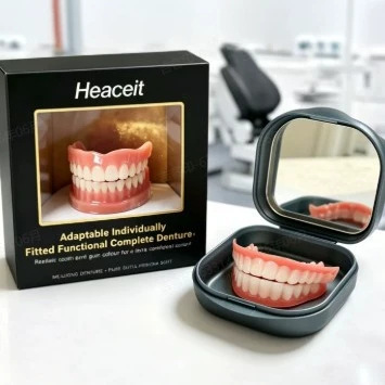 Diycos New Full-Cover Upper and Lower Teeth, New Full-Cover Teeth Stickers, Dental Braces Decoration, Stage Decoration, Cosplay