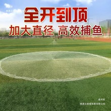 传统纯手工大力马撒网手抛网渔网机织手撒鱼网铅坠钢坠小网孔旋网