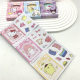 Foreign trade cartoon quiet book children's diy material bag sweet party toy book sticker six one student toy