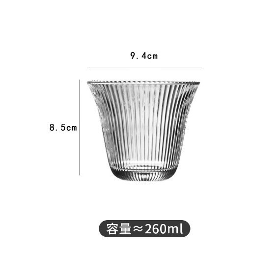 Taza de café con latte, taza de cóctel antiguo, taza de hockey, taza de vidrio mecánico clásico